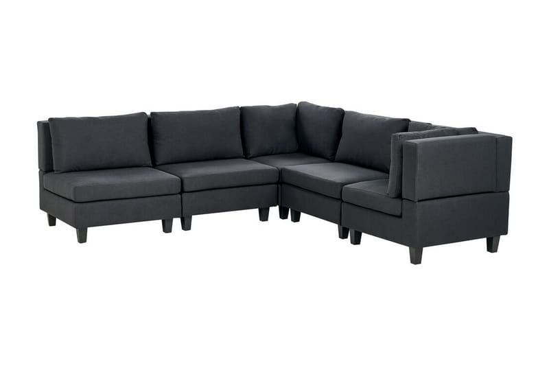 Buck Modulsofa 5-seter - Svart - Møbler - Sofaer - Modulsofaer - Komplett modulsofa