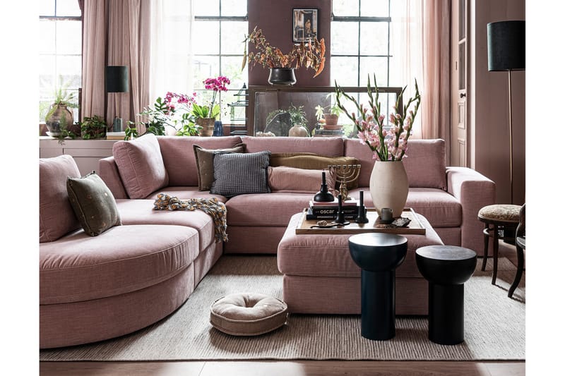 Kielstra Hjørnemodul - Rosa - Møbler - Sofaer - Modulsofaer - Hjørnemodul