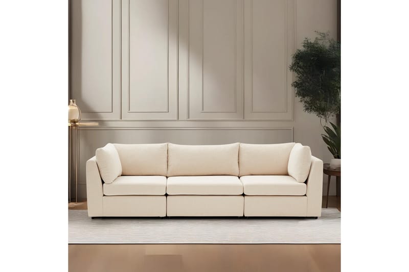 Mottona Hjørnemodul 90 cm - Cream - Møbler - Sofaer - Modulsofaer - Hjørnemodul