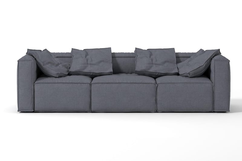 Oceanis Hjørnemodul - Lysegrå/Svart - Møbler - Sofaer - Sofatilbehør