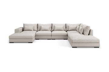 Dubai Stor U-modulsofa med Divan Venstre 432 cm