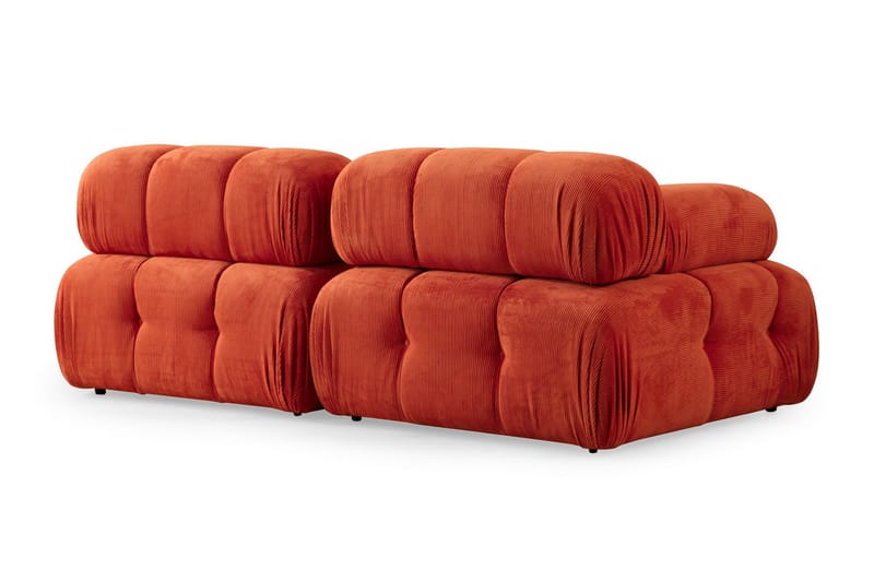 Reverto Modulsofa 2-seter - Rød Manchester - Møbler - Sofaer - Modulsofaer - Komplett modulsofa