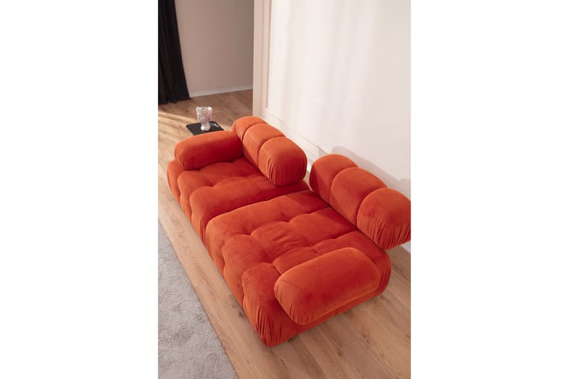 Reverto Modulsofa 2-seter - Rød Manchester - Møbler - Sofaer - Modulsofaer - Komplett modulsofa