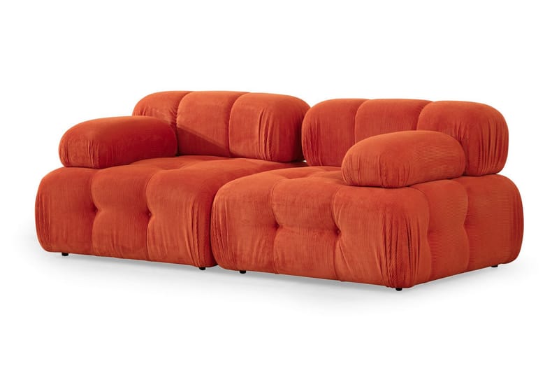 Reverto Modulsofa 2-seter - Rød Manchester - Møbler - Sofaer - Modulsofaer - Komplett modulsofa