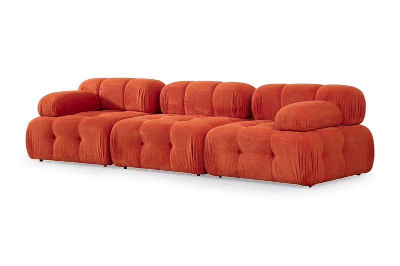 Reverto Modulsofa 3-seter - Rød - Møbler - Sofaer - Modulsofaer - Komplett modulsofa