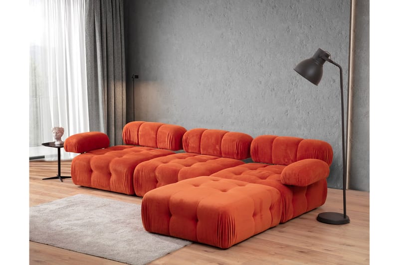 Reverto Modulsofa 3-seter - Rød - Møbler - Sofaer - Modulsofaer - Komplett modulsofa