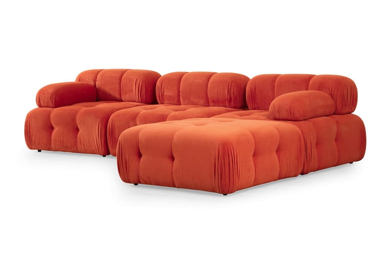 Reverto Modulsofa 3-seter - Rød - Møbler - Sofaer - Modulsofaer - Komplett modulsofa