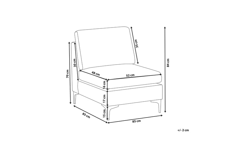 Evja 1-seters modul - Midtmodul