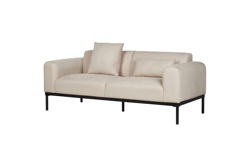 Naklund Sofa 2-seter - Beige/Svart - Møbler - Sofaer - 2 seter sofa