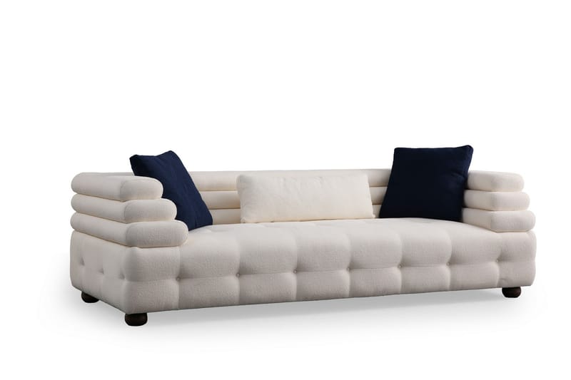 Namarta 3-seters Sofa - Hvit - Møbler - Sofaer - Sofa 3 seter