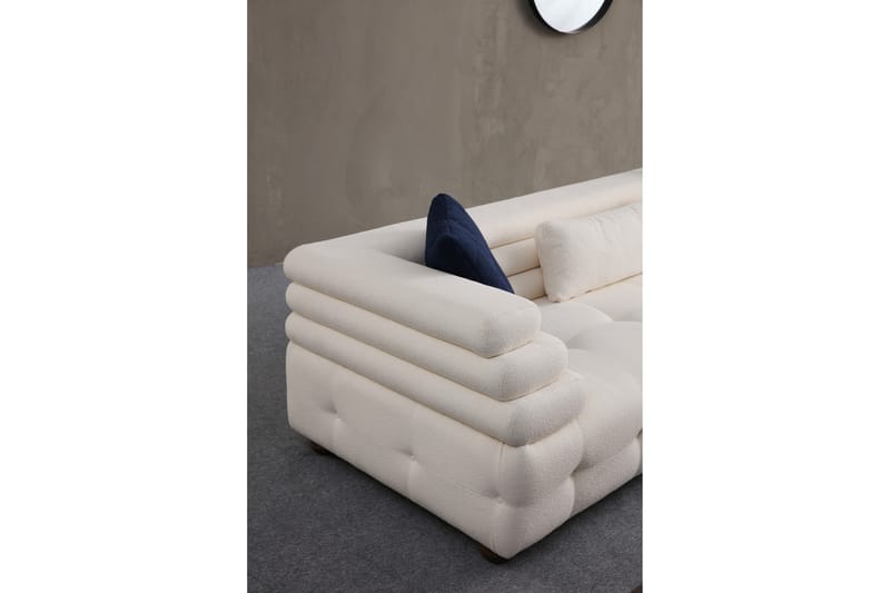 Namarta 3-seters Sofa - Hvit - Møbler - Sofaer - Sofa 3 seter