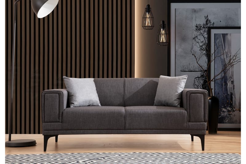 Naoko 3-seter Sofa - Mørkegrå - Møbler - Sofaer - 2 seter sofa