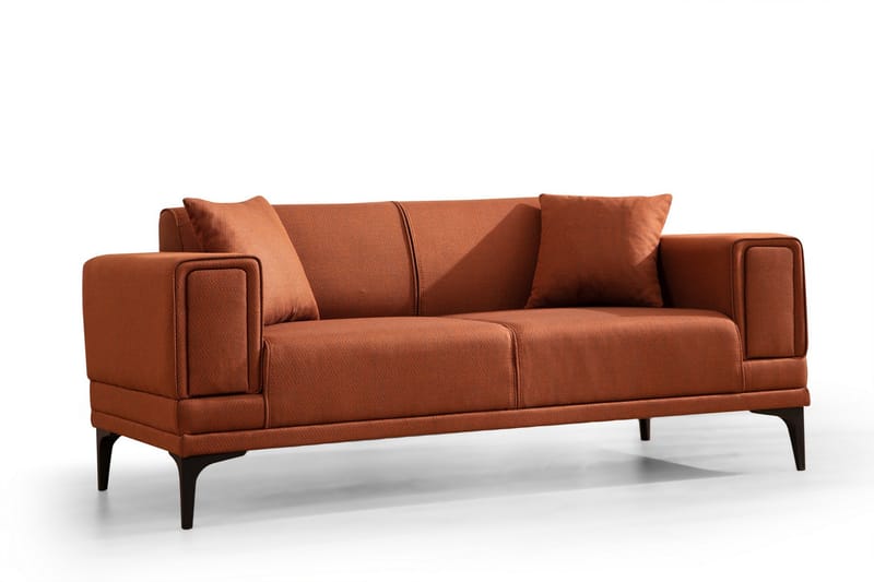 Naoko 3-seter Sofa - Rød - 2 seter sofa