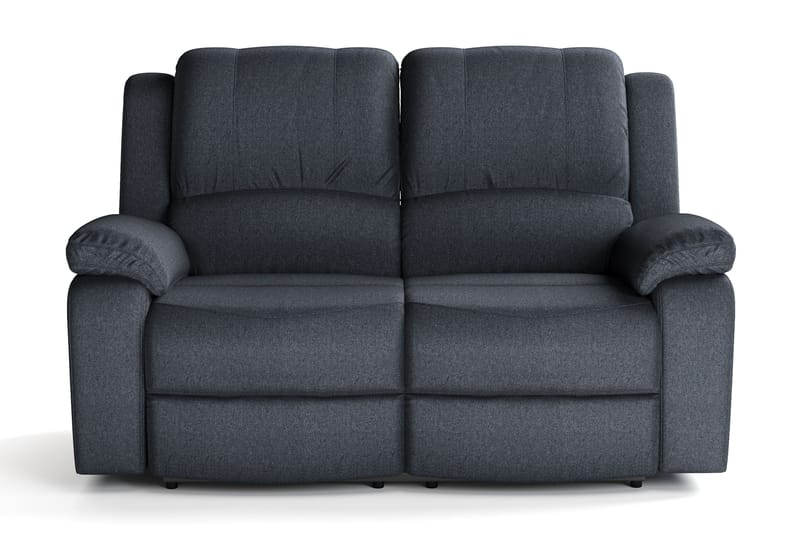 Norbo Reclinersofa 2-seter i Stoff - Svart - Møbler - Sofaer - 2 seter sofa