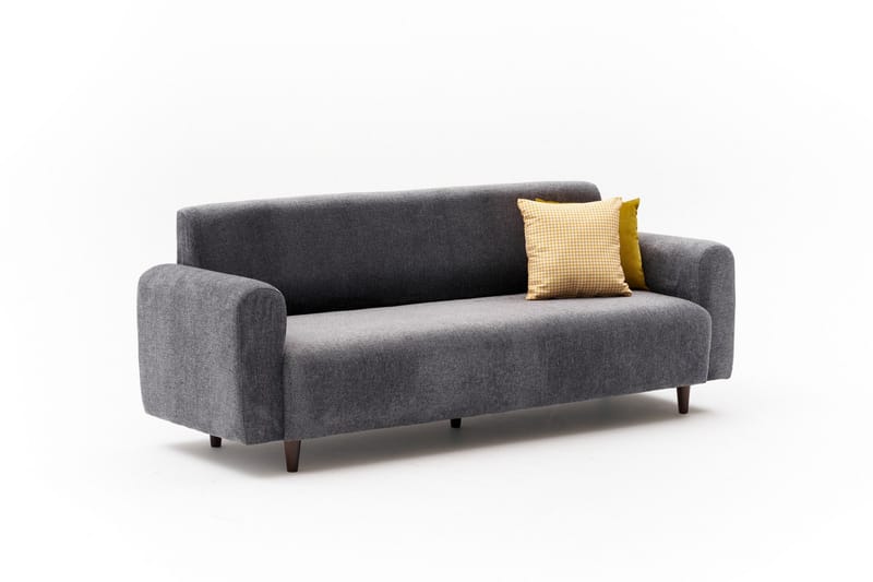 Noya 3-seters Sofa - Grå - Møbler - Sofaer - Sofa 3 seter