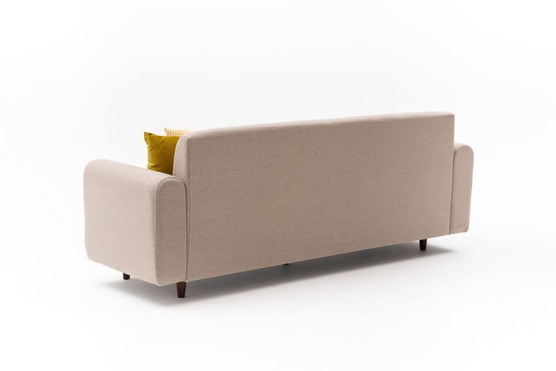 Noya 3-seters Sofa - Krem - Møbler - Sofaer - Sofa 3 seter