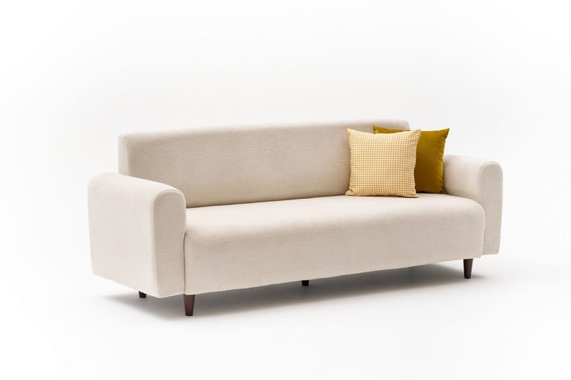 Noya 3-seters Sofa - Krem - Møbler - Sofaer - Sofa 3 seter