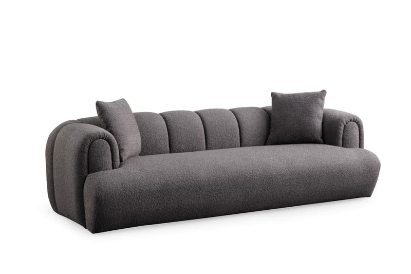 Puffin 3-seters Sofa - Antrasitt - Møbler - Sofaer - Sofa 3 seter