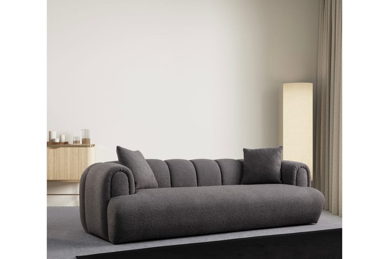 Puffin 3-seters Sofa - Antrasitt - Møbler - Sofaer - Sofa 3 seter