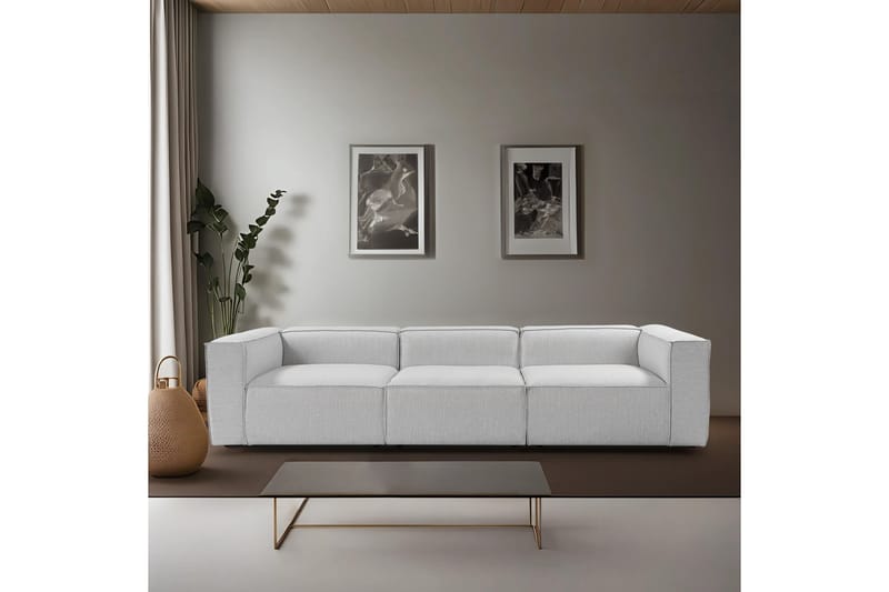 Redlands Sofa 3-seter - Lys grå - Møbler - Sofaer - Sofa 3 seter