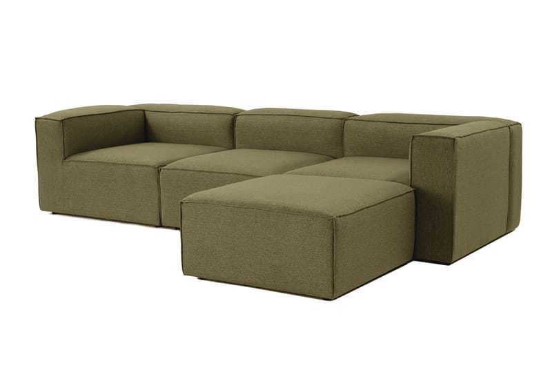 Redlands Sofa med Sjeselong 3-seter - Grønn - Møbler - Sofaer - Sofa med sjeselong