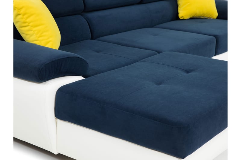 Reginia Sofa med Divan 3-seter - Grå - Møbler - Sofaer - Sofa med sjeselong