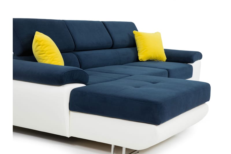 Reginia Sofa med Divan 3-seter - Grå - Møbler - Sofaer - Sofa med sjeselong