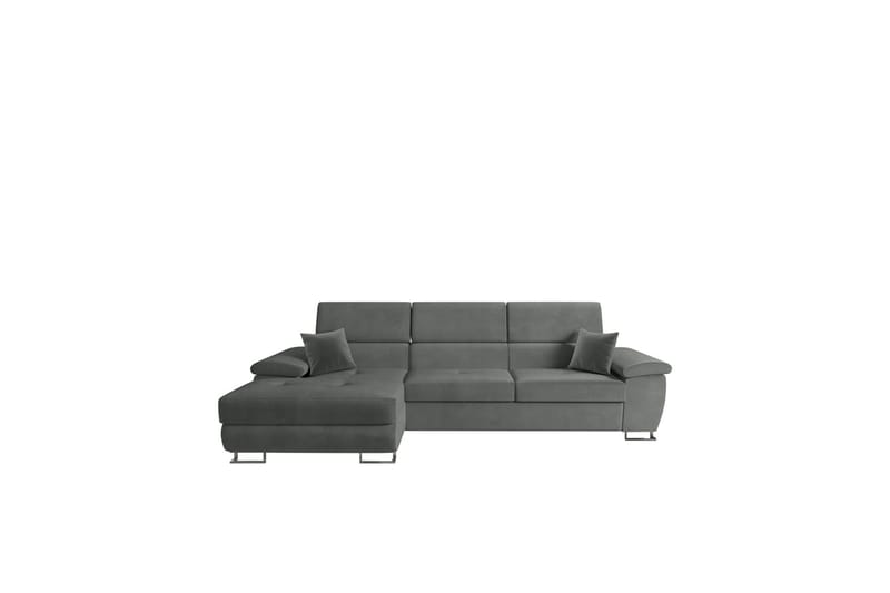 Reginia Sofa med Divan 3-seter - Grå - Møbler - Sofaer - Sofa med sjeselong