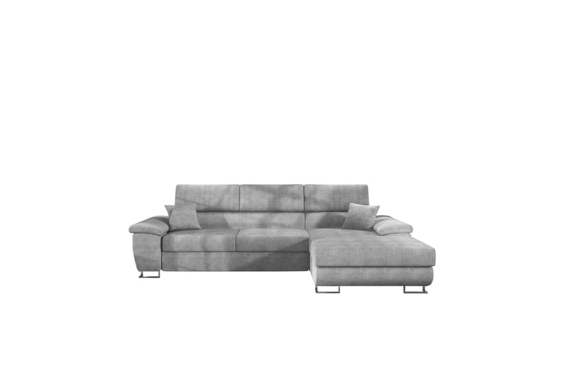 Reginia Sofa med Divan 3-seter - Lys grå - Møbler - Sofaer - Sofa med sjeselong