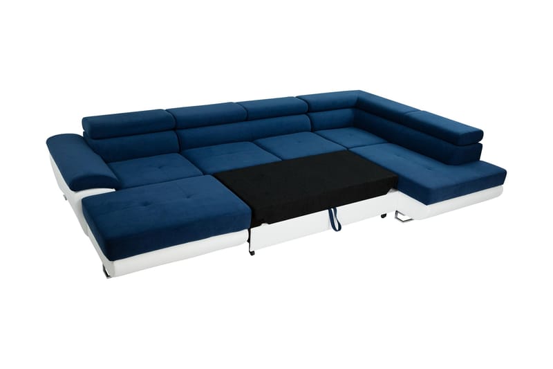 Reginia Sofa med Divan og Sjeselong 4-seter - Grønn - Møbler - Sofaer - U-sofa