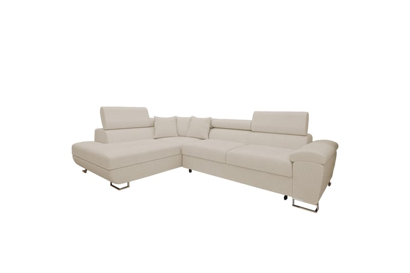 Reginia Sofa med Sjeselong 3-seter - Beige - Møbler - Sofaer - Sofa med sjeselong