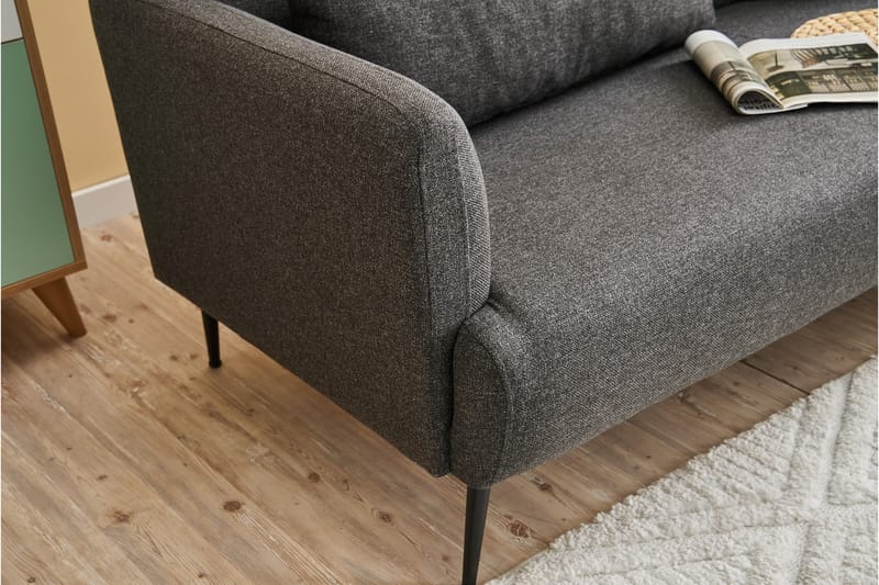 Revos 3-seters Sofa - Antrasitt - Møbler - Sofaer - Sofa 3 seter