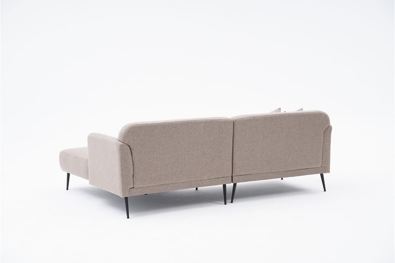 Revos 4-seters Sofa med Divan - Brun - Møbler - Sofaer - Sofa med sjeselong