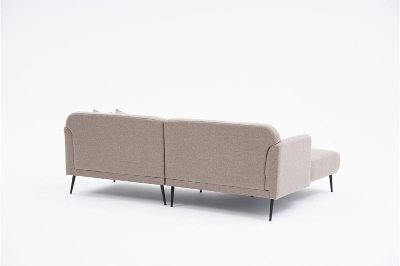 Revos 4-seters Sofa med Divan - Brun - Møbler - Sofaer - Sofa med sjeselong