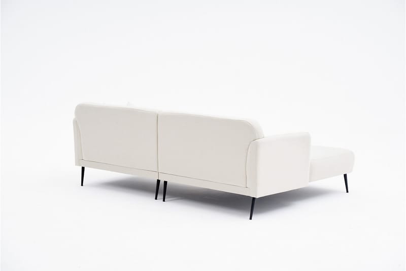 Revos 4-seters Sofa med Divan - Krem - Møbler - Sofaer - Sofa med sjeselong