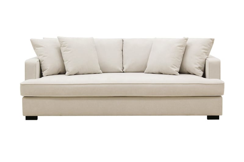 Rossi Dybde 3-seter Sofa Hel pute - Lys Beige - Møbler - Sofaer - Sofa 3 seter