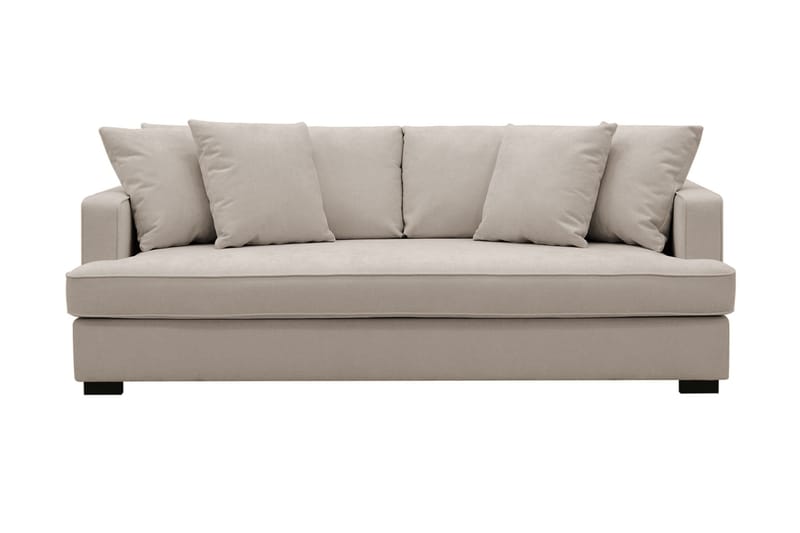 Rossi Dybde 3-seter Sofa Hel pute - Lys Brun - Møbler - Sofaer - Sofa 3 seter