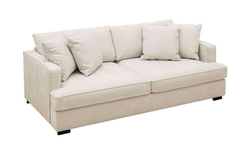 Rossi Dybde 3-seter Sofa - Lys Beige - Møbler - Sofaer - Sofa 3 seter