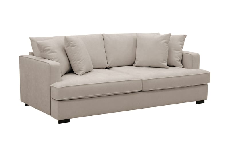 Rossi Dybde 3-seter Sofa - Lys Brun - Møbler - Sofaer - Sofa 3 seter