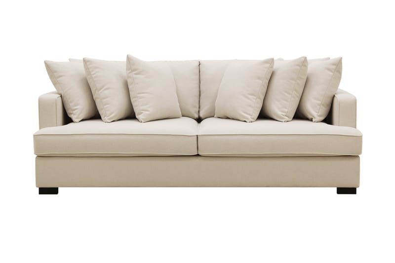 Rossi Dybde 4-seter Bouclé Sofa - Lys Beige - Møbler - Sofaer - 4 seter sofa