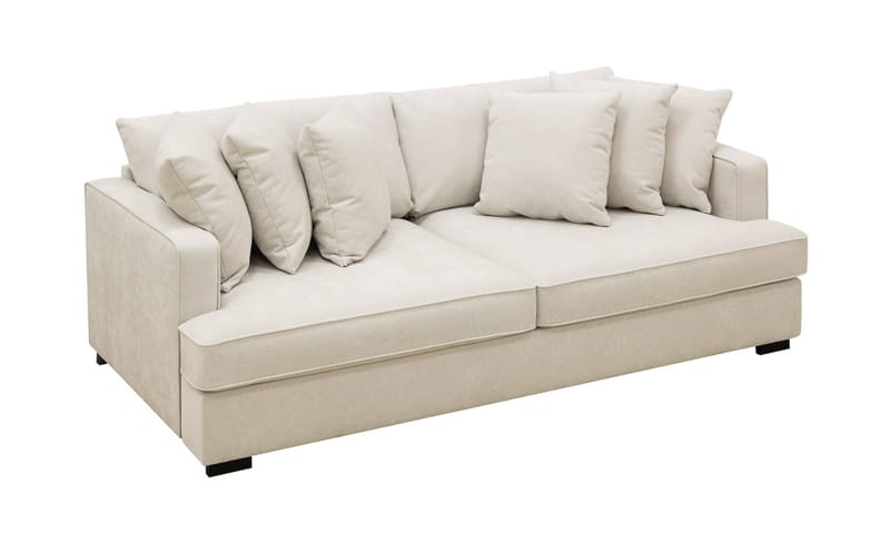 Rossi Dybde 4-seter Sofa - Lys Beige - Møbler - Sofaer - 4 seter sofa