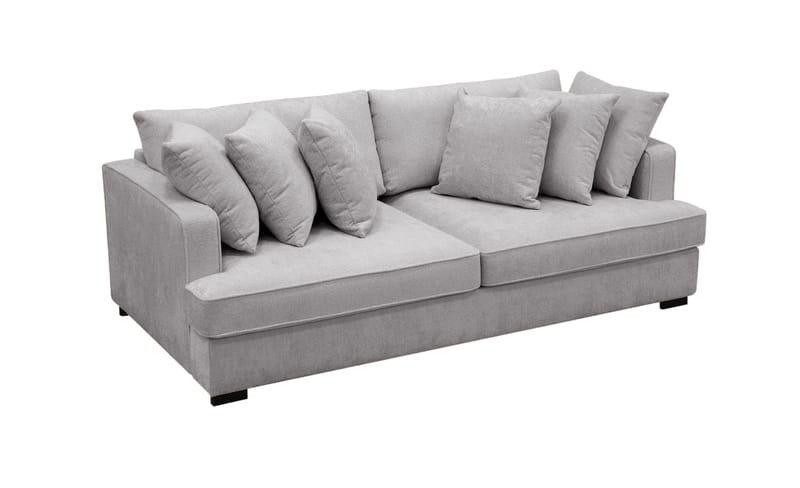 Rossi Dybde 4-seter Sofa - Lys Grå - Møbler - Sofaer - 4 seter sofa