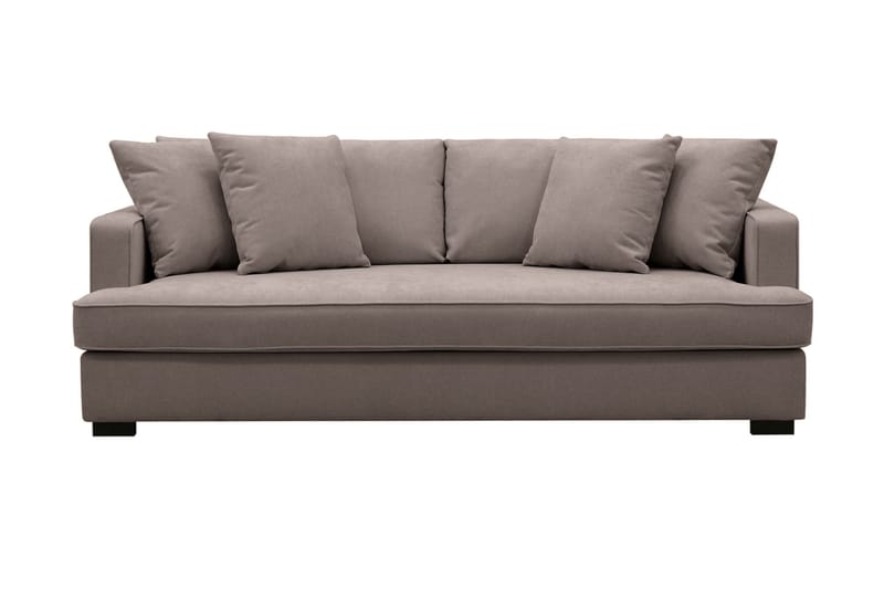 Rossita Dybde 3-seter Sofa Hel pute - Lys Brun - Møbler - Sofaer - Sofa 3 seter