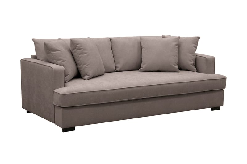 Rossita Dybde 3-seter Sofa Hel pute - Lys Brun - Møbler - Sofaer - Sofa 3 seter