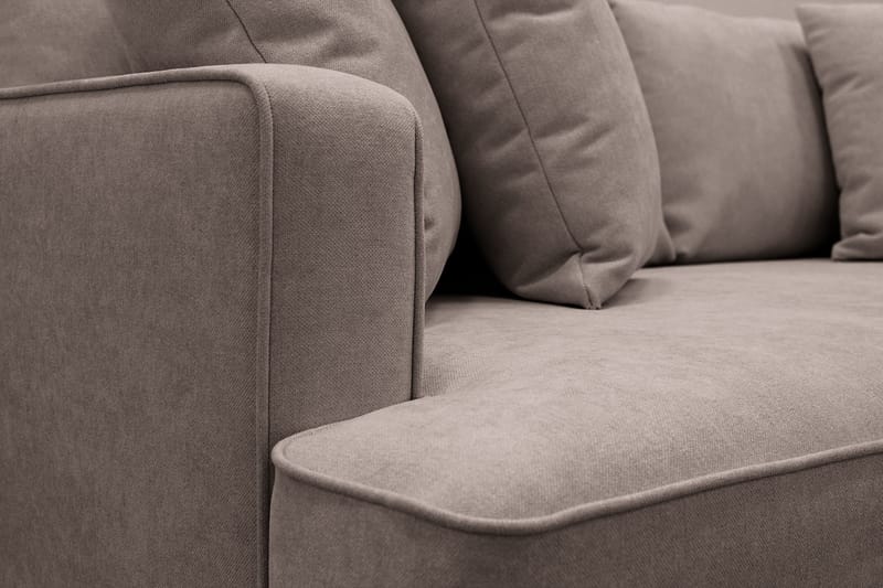 Rossita Dybde 3-seter Sofa Hel pute - Lys Brun - Møbler - Sofaer - Sofa 3 seter