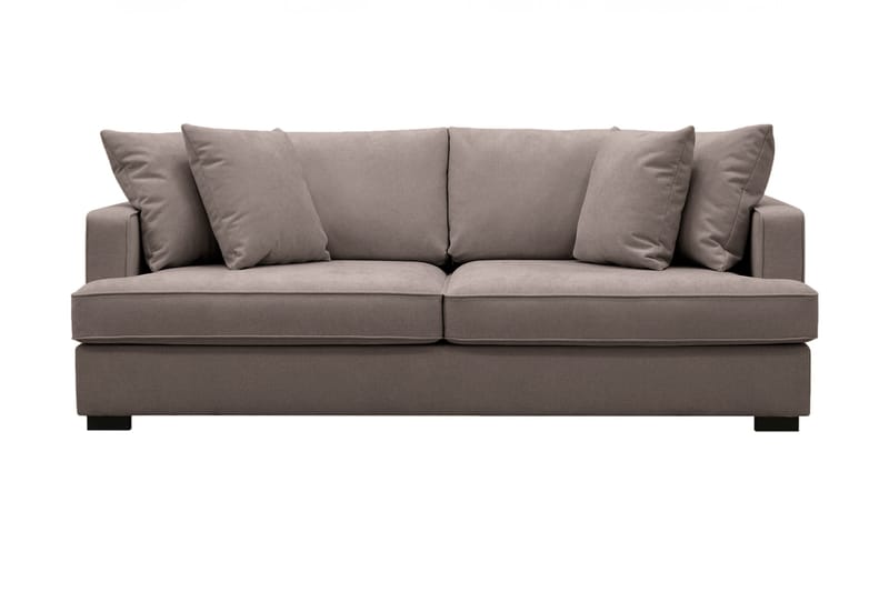 Rossita Dybde 3-seter Sofa - Lys Brun - Møbler - Sofaer - Sofa 3 seter