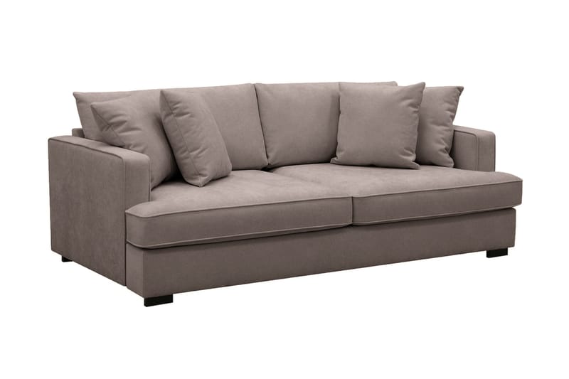 Rossita Dybde 3-seter Sofa - Lys Brun - Møbler - Sofaer - Sofa 3 seter