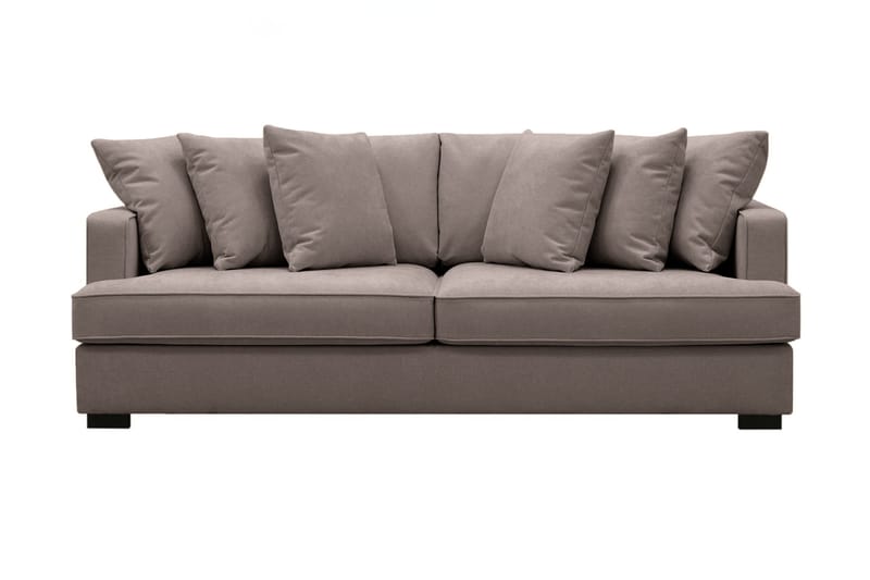 Rossita Dybde 4-seter Sofa - Lys Brun - Møbler - Sofaer - 4 seter sofa