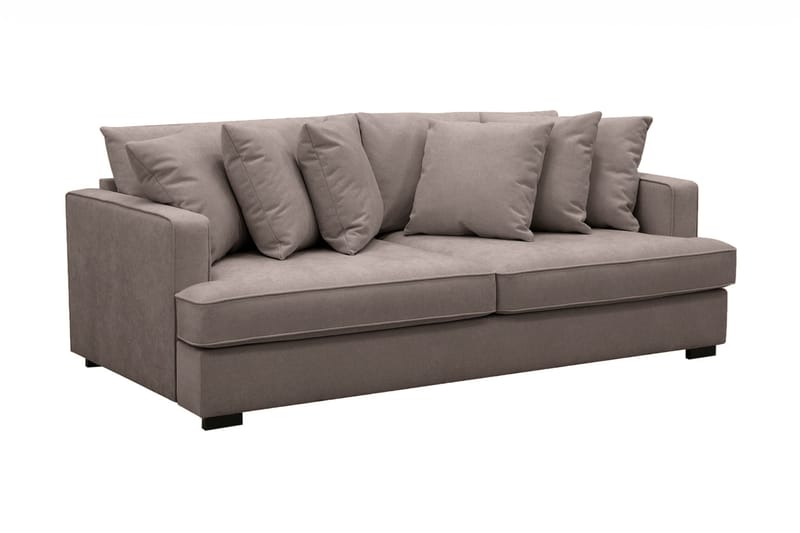 Rossita Dybde 4-seter Sofa - Lys Brun - Møbler - Sofaer - 4 seter sofa