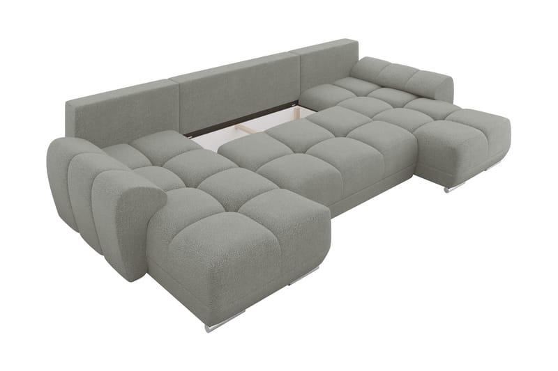 Simerly Sofa Dobbeldivan 4-seter - Beige - Møbler - Sofaer - U-sofa